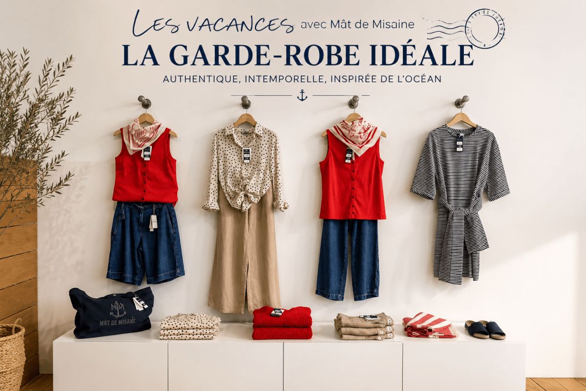 Comment associer le beige, le blanc et le rouge dans un vestiaire estival ? - Mat de Misaine