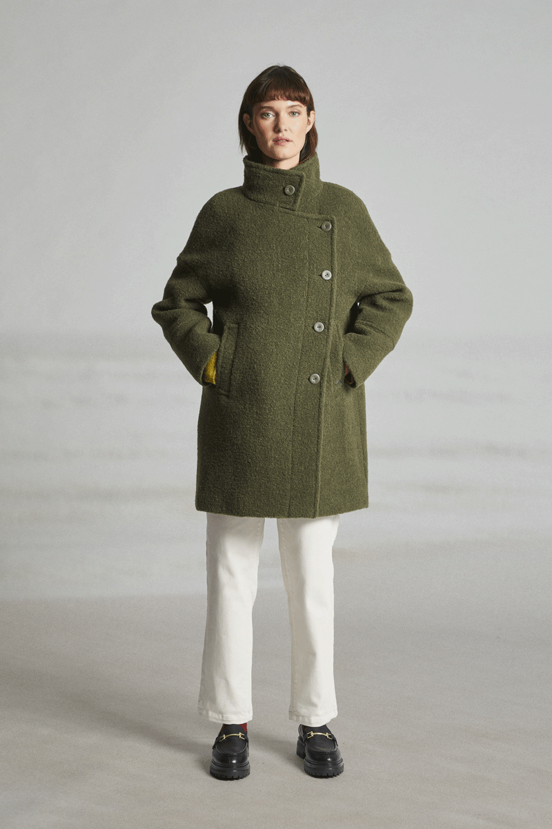 Manteau court mousseux FLECHE