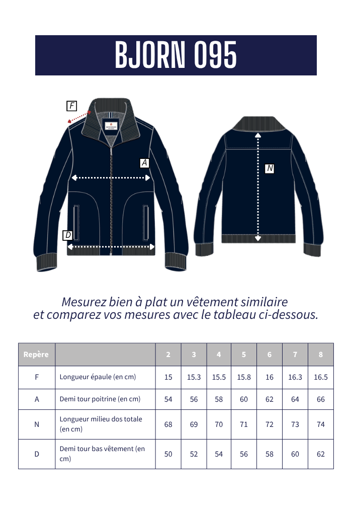 Blouson zippé BJORN