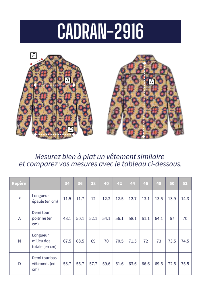 CADRAN cotton voile shirt