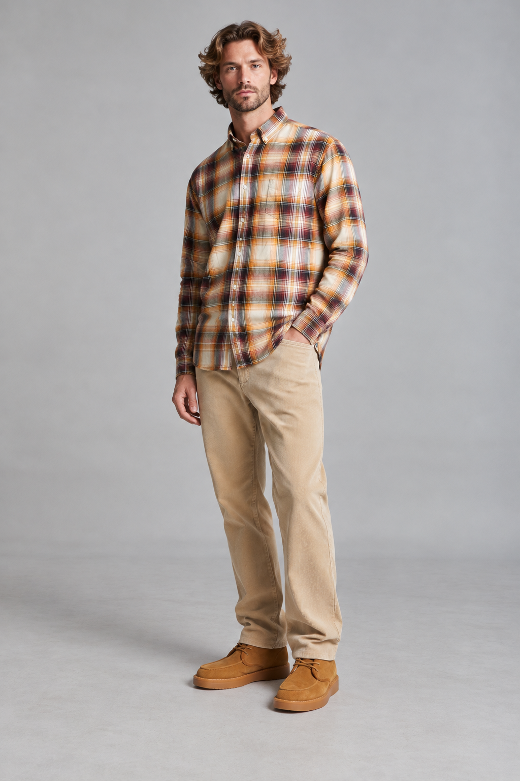 Chemise en flanelle à carreaux COPILO
