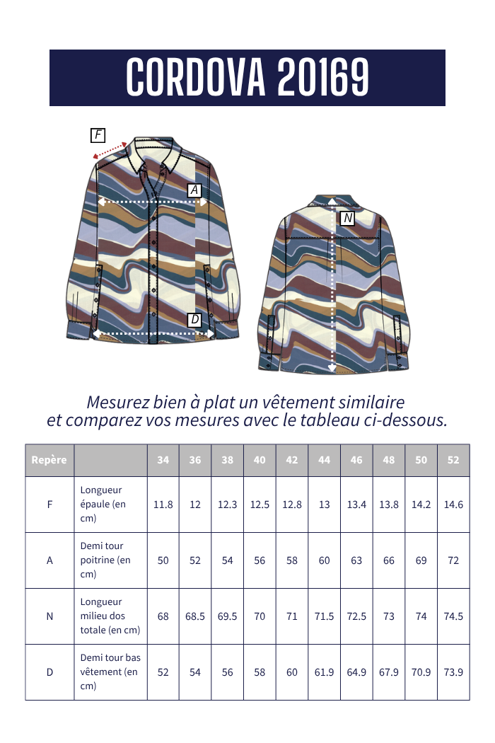 Chemise imprimée CORDOVA.