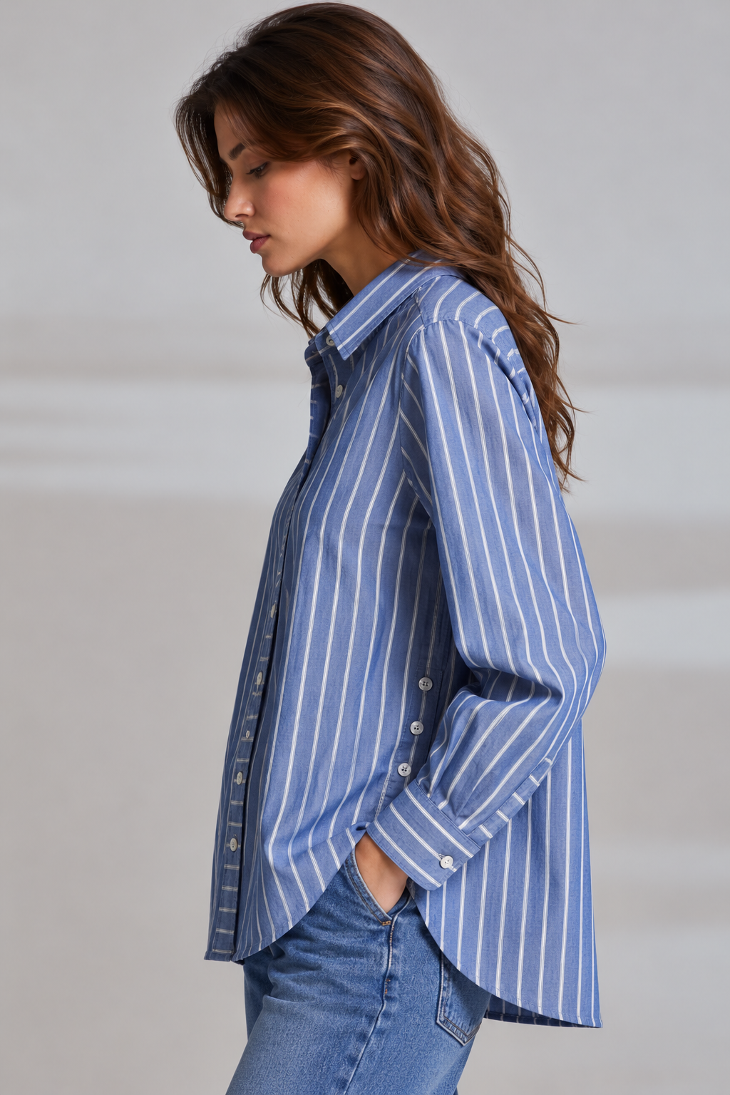 Chemise rayée en coton CORDOVA