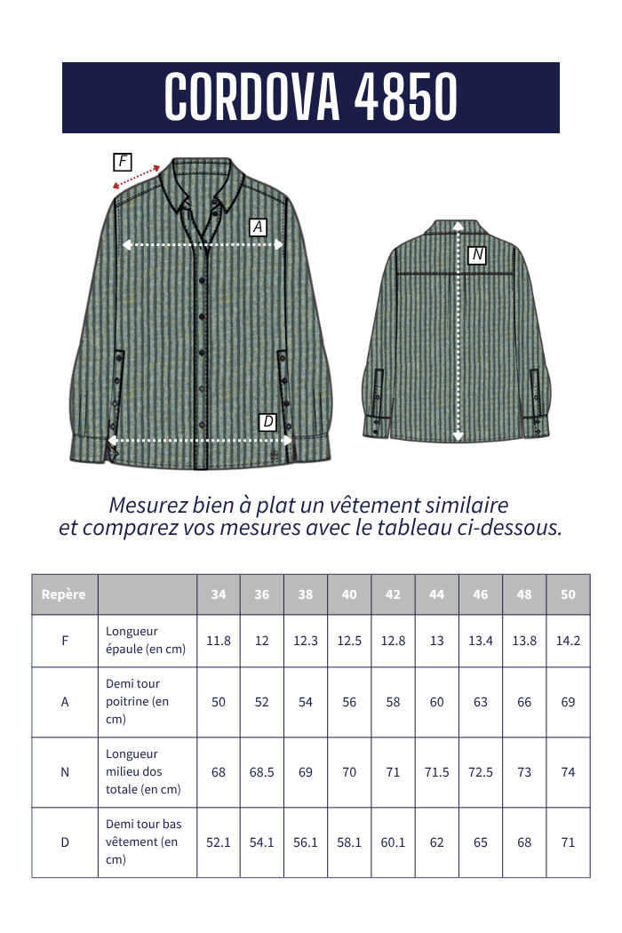 Chemise à rayures CORDOVA