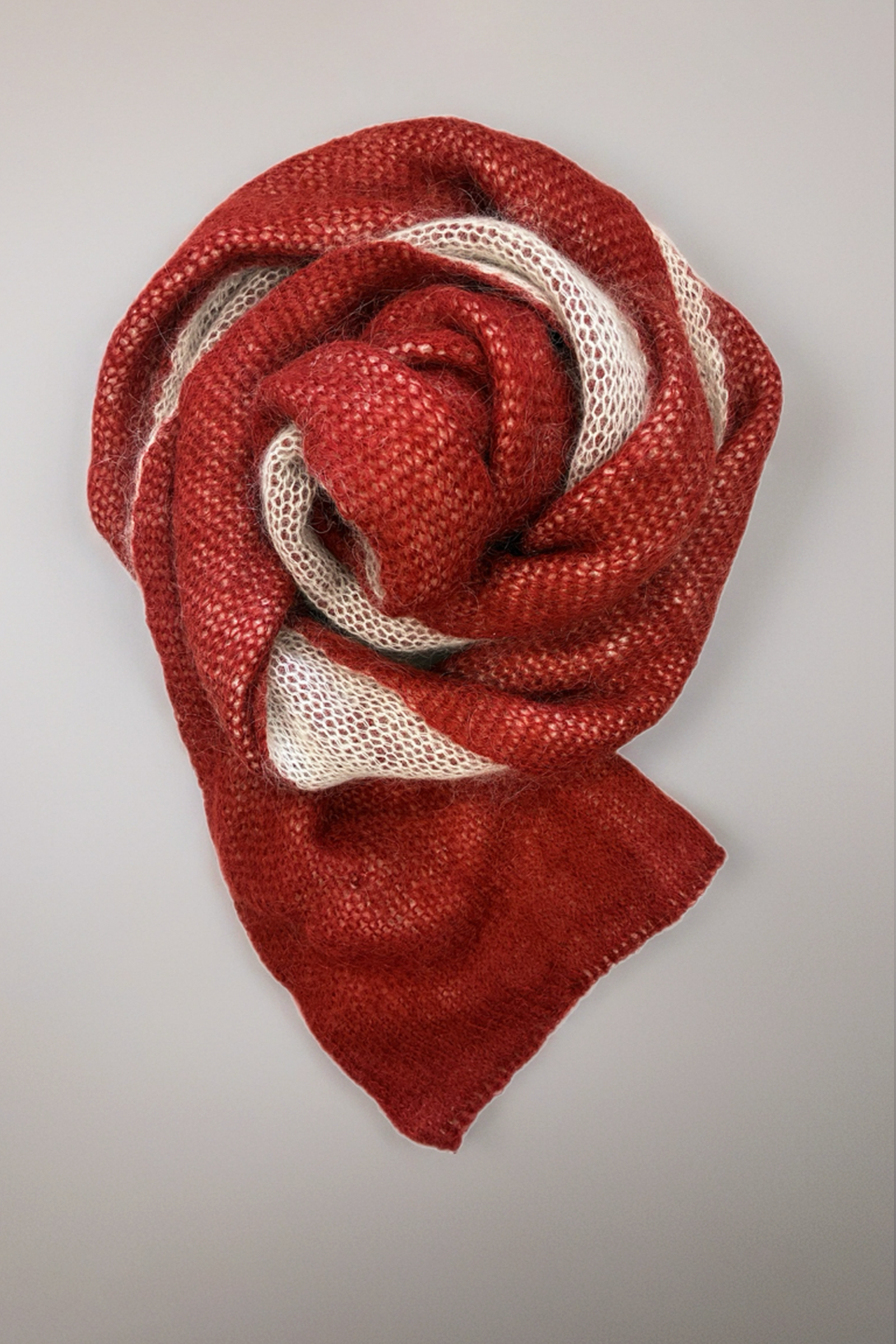 Chunky knit scarf 545