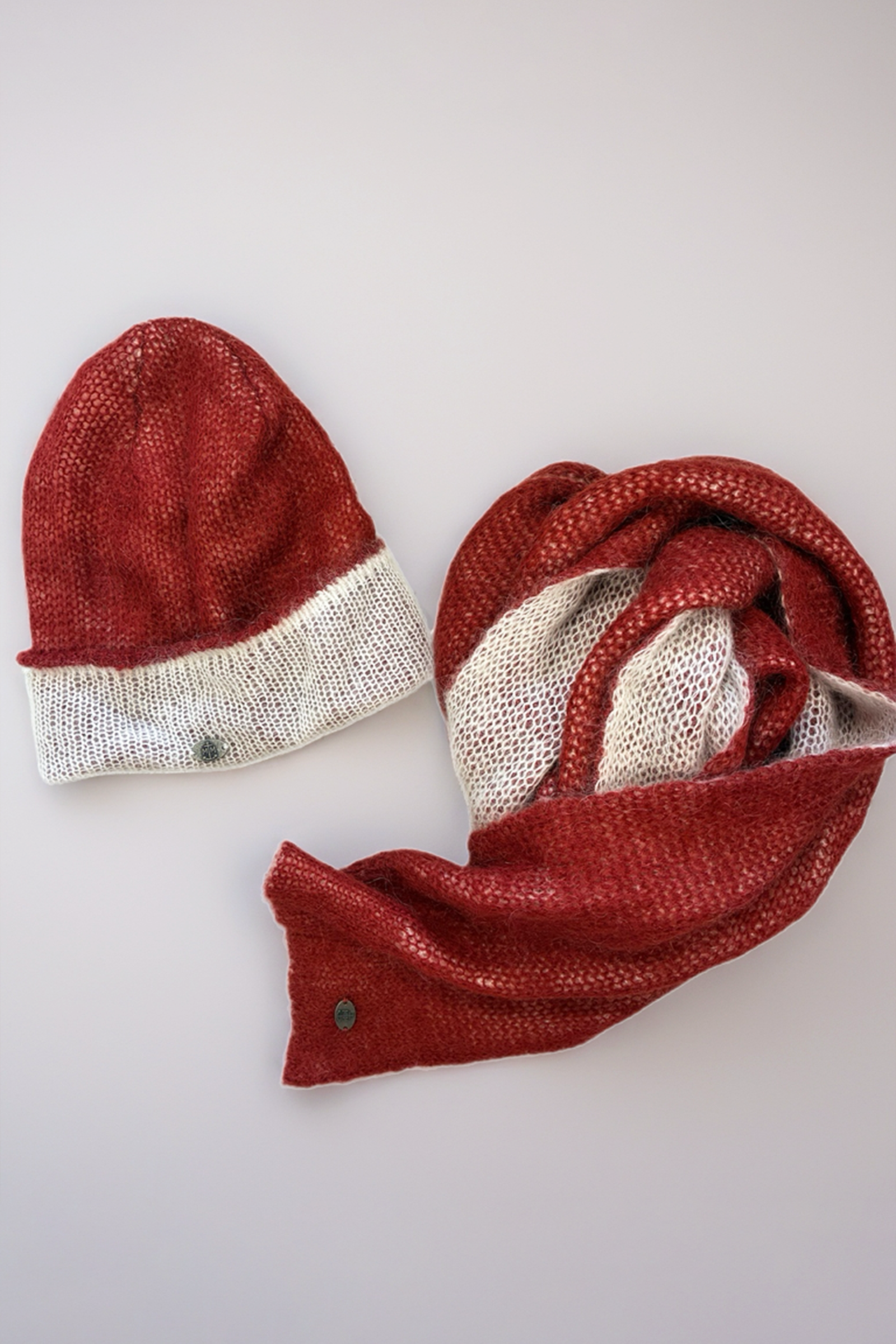 Chunky knit scarf 545