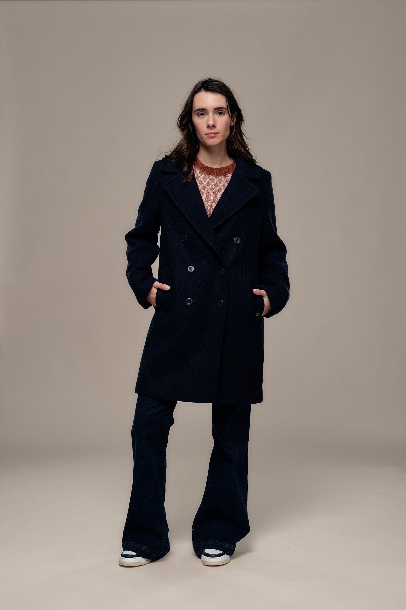 FLEURY long duffel coat