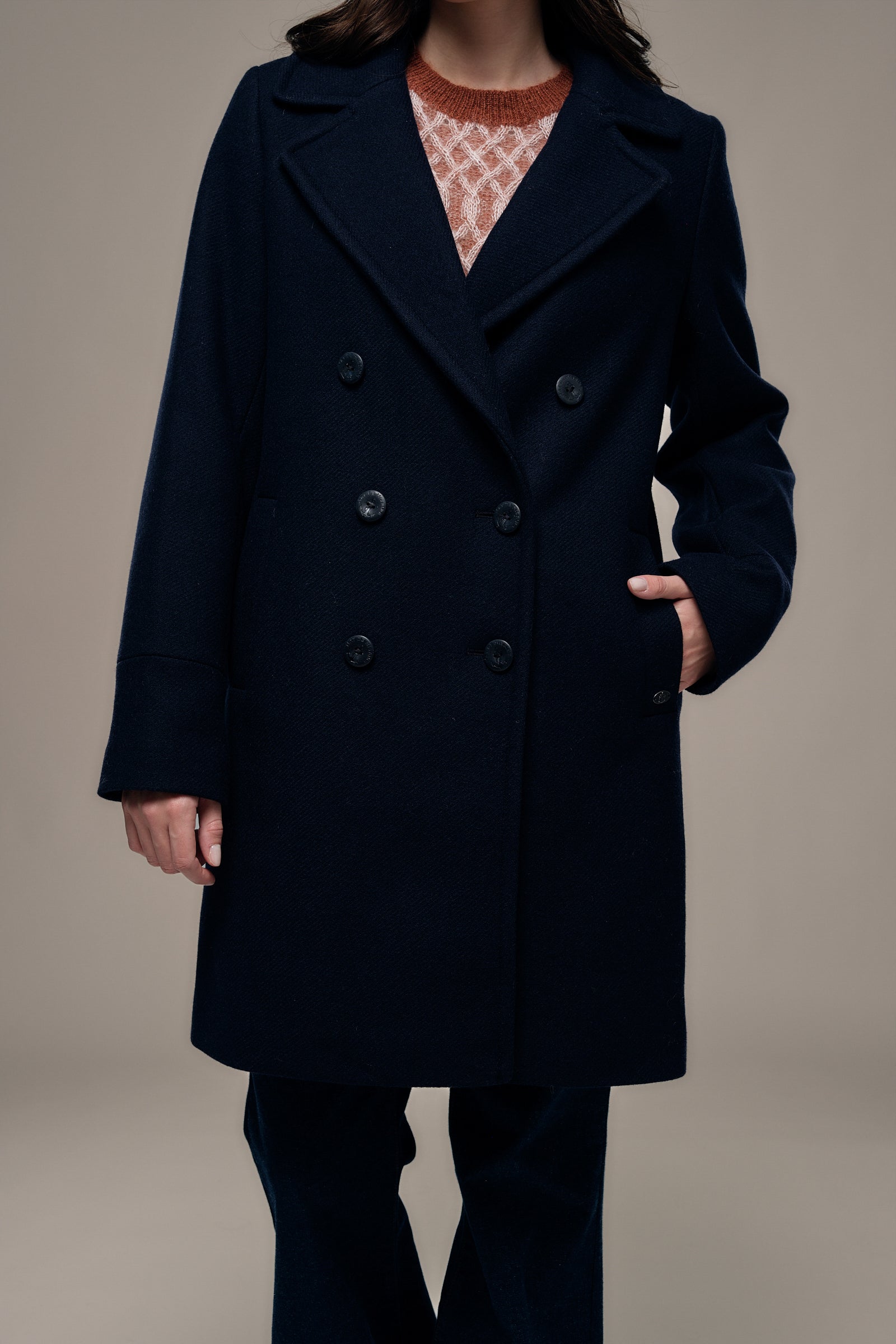 FLEURY long duffel coat