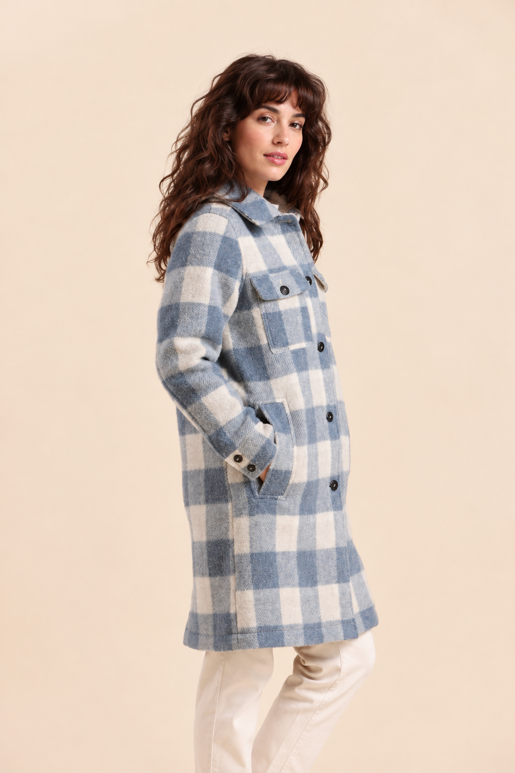 Manteau en laine FORSSA