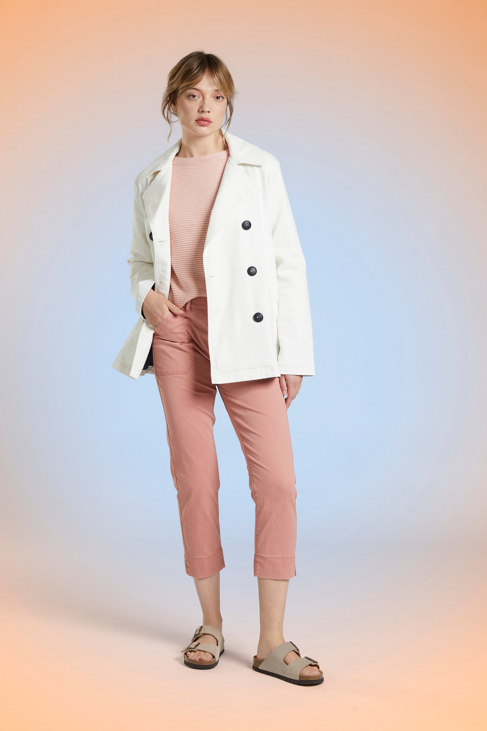 FRIAL cotton pea coat