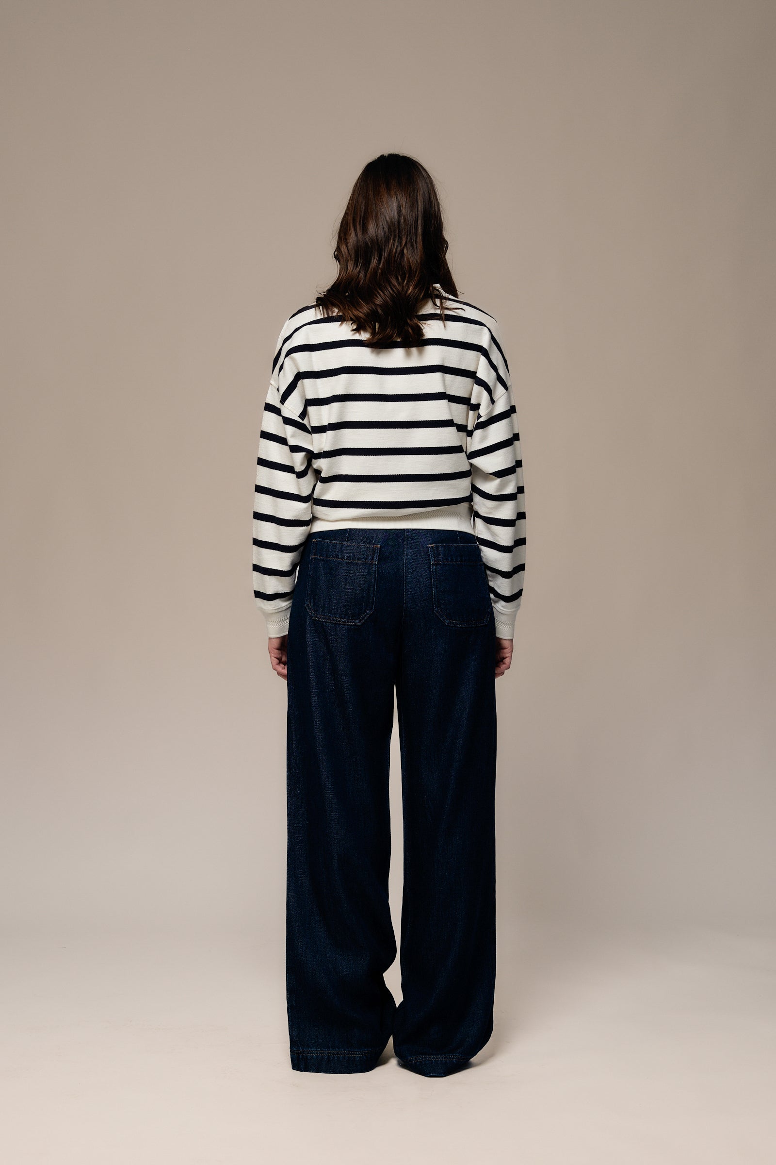 MIKELI Striped Sweatshirt