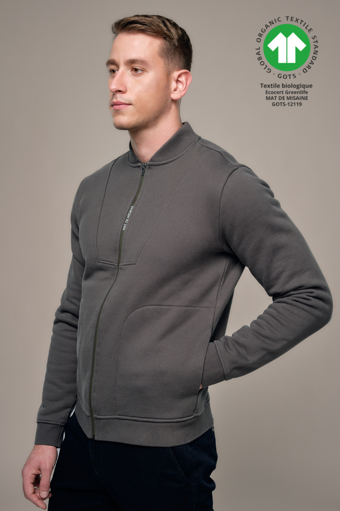 Cardigan zippé MORTEN
