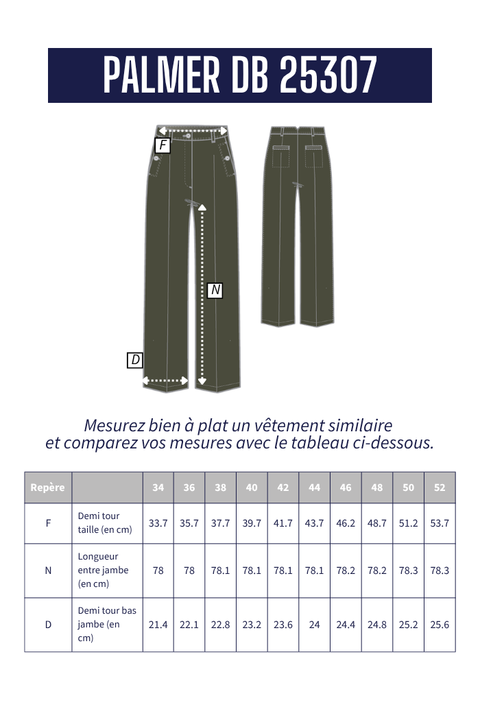 Pantalon large PALMER
