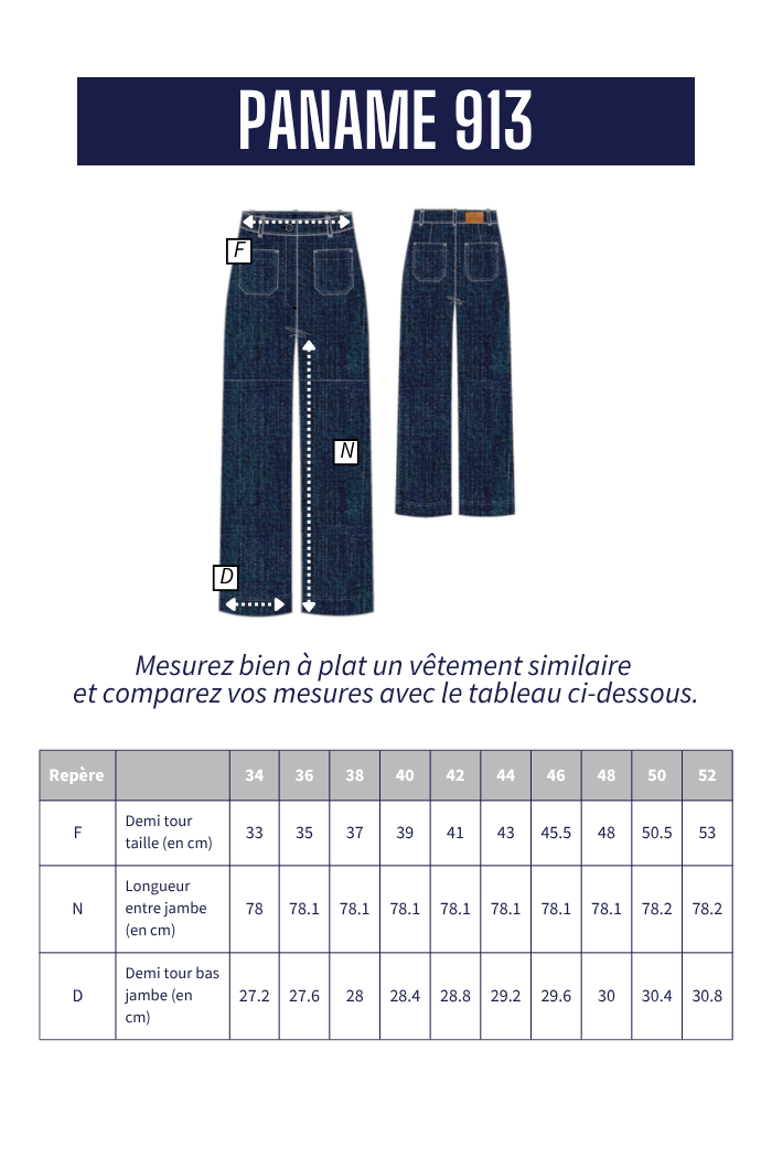 Jean large PANAME