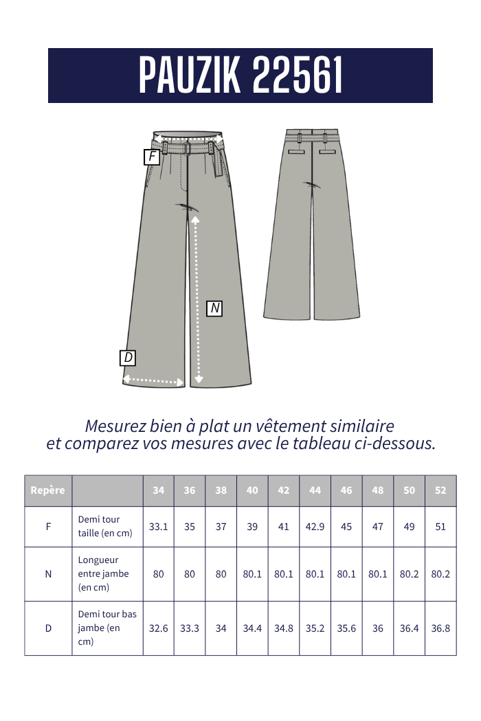 PAUZIK flannel trousers.