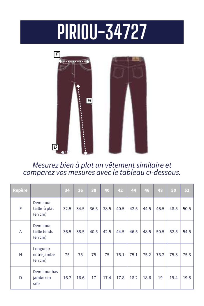Pantalon en satin PIRIOU
