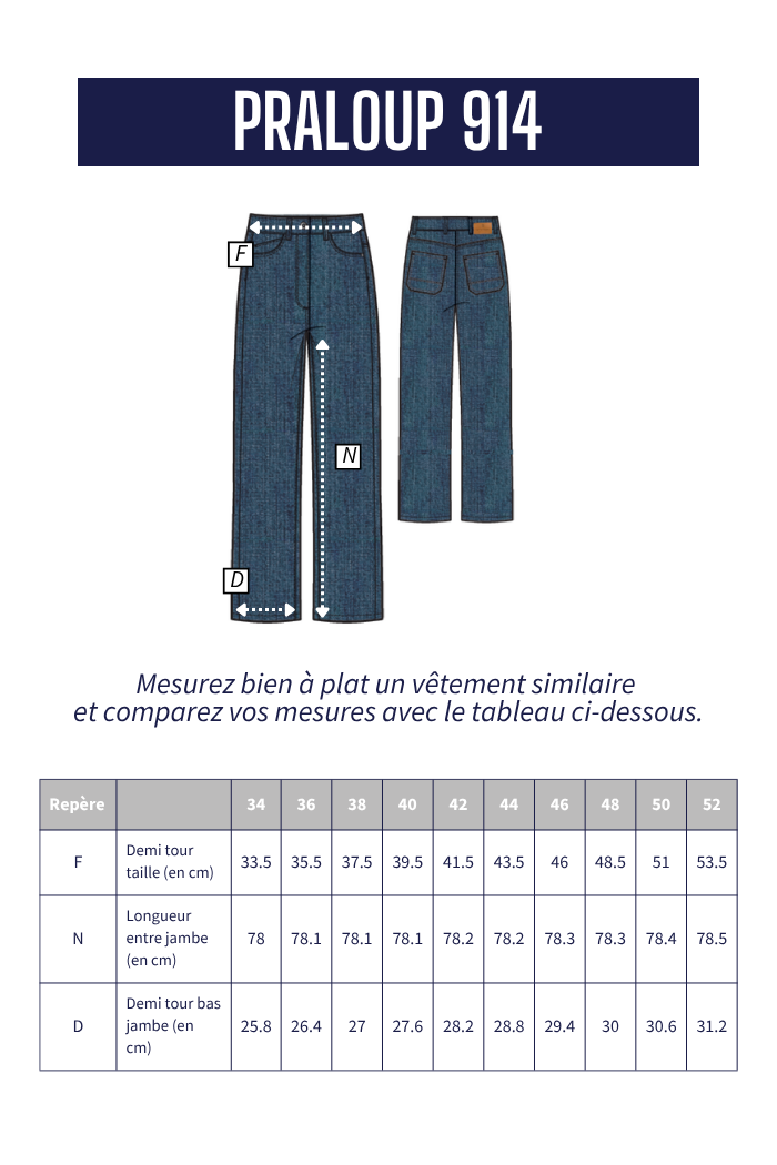 Jean large PRALOUP