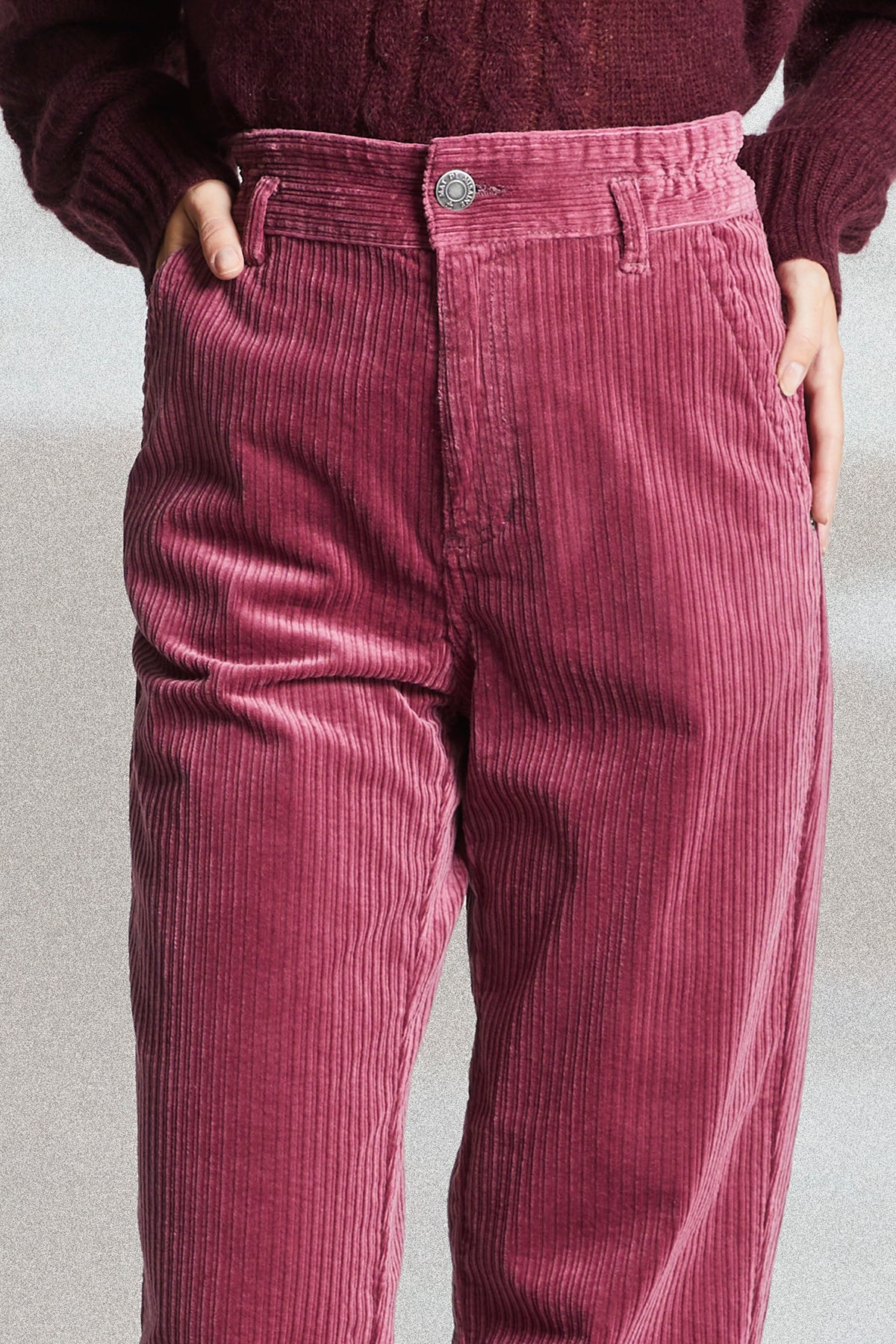 PRONY velvet trousers