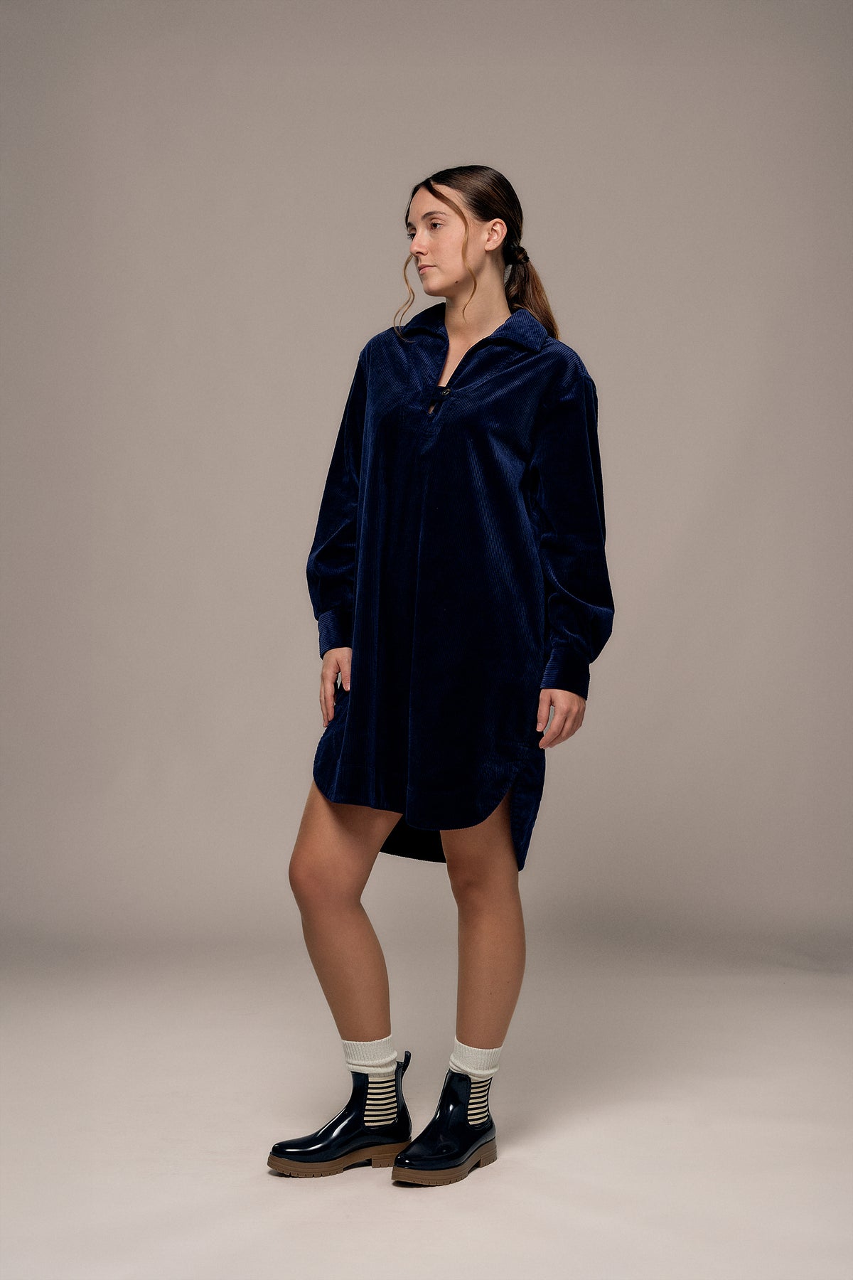 Robe en velours RIVA.