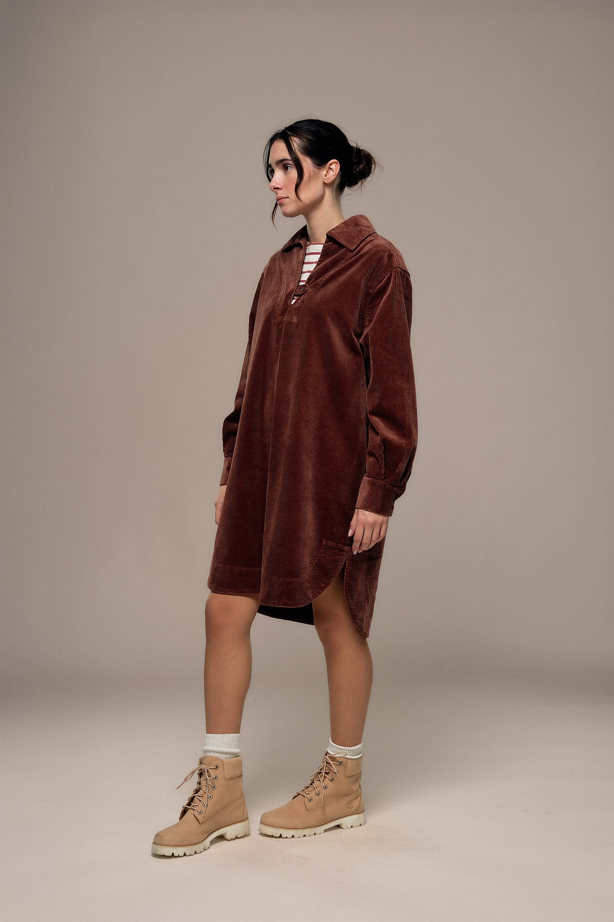 Robe en velours RIVA