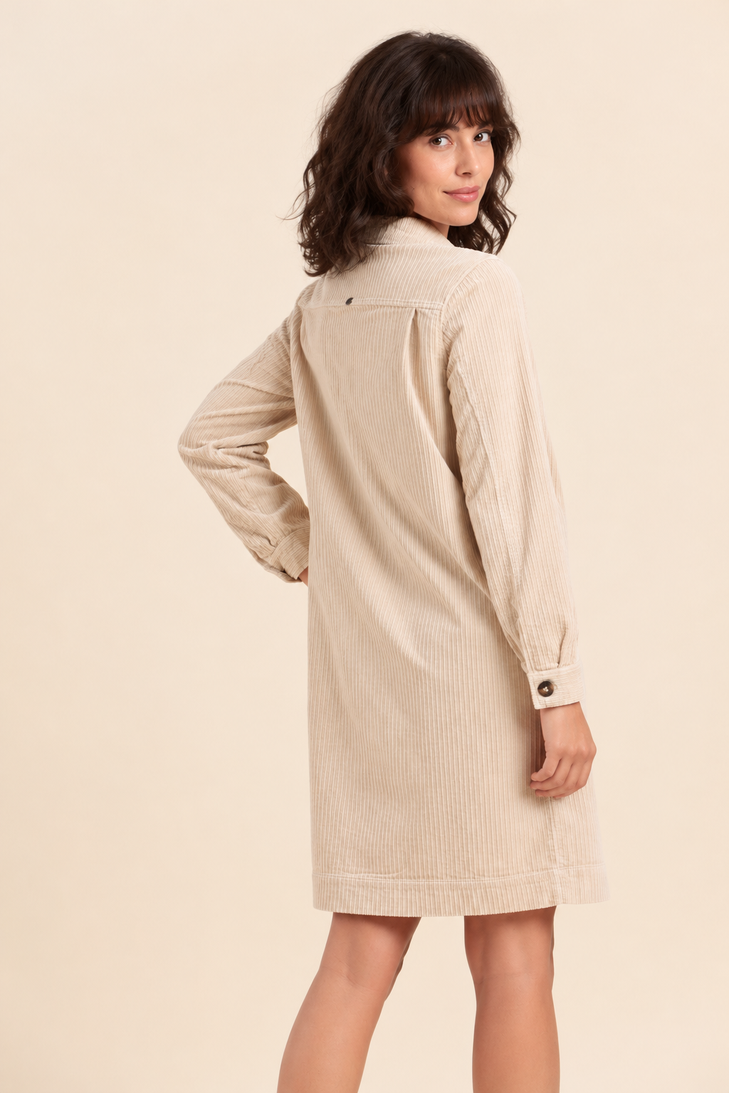 Robe courte en velours RIVAGE