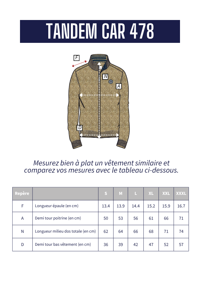 Cardigan zippé TANDEM