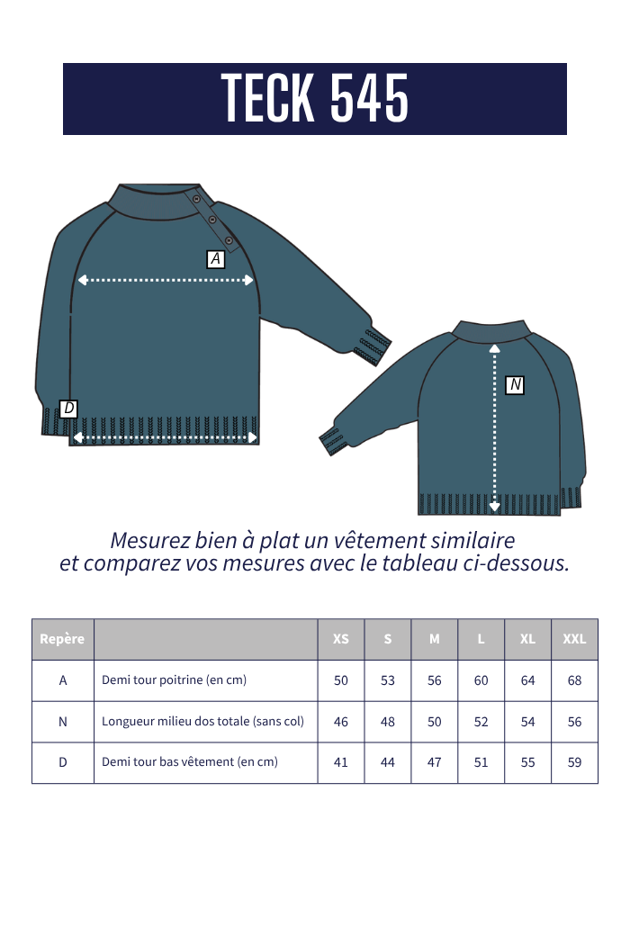 Pull grosse maille TECK