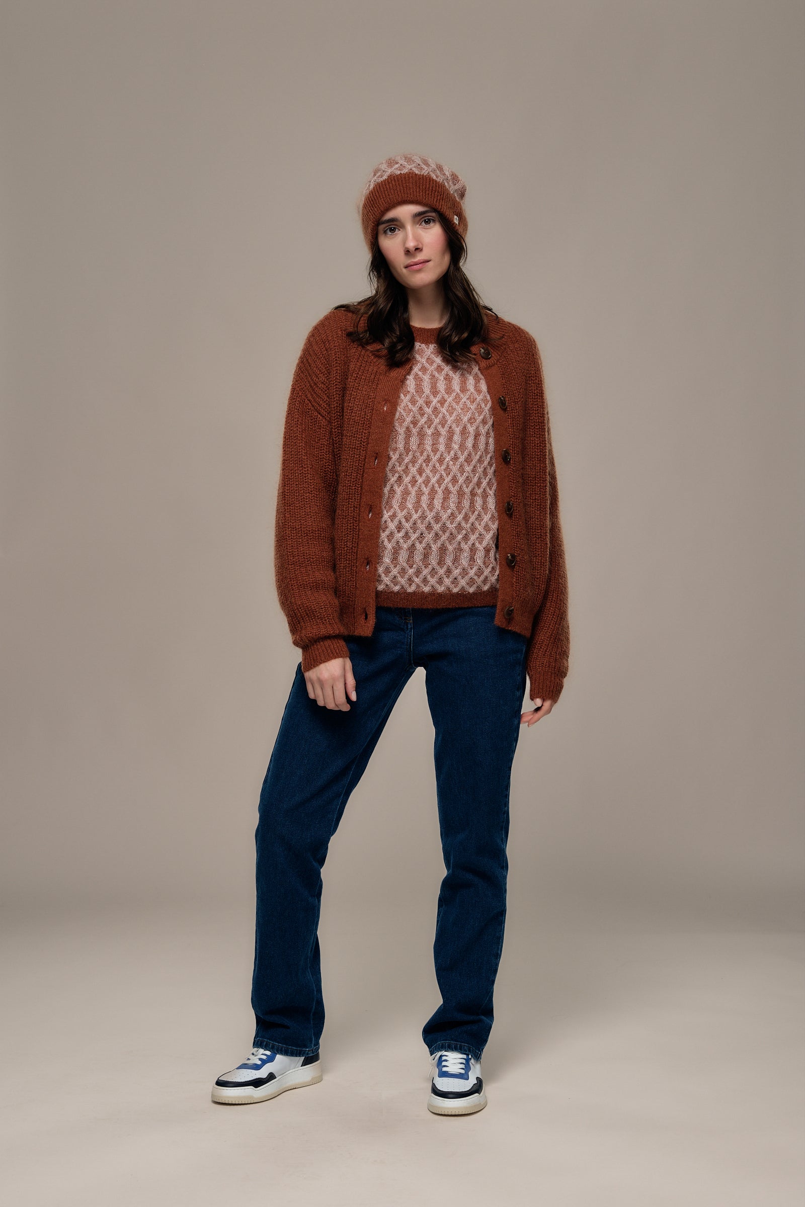 Cardigan boutonné THEA