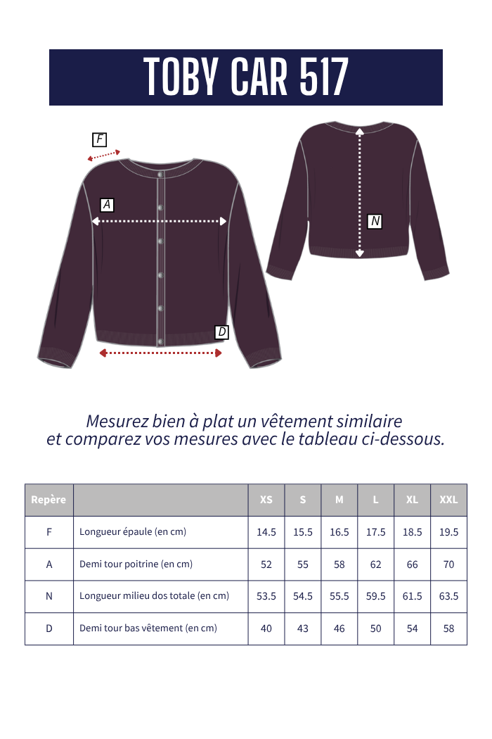 Cardigan boutonné TOBY