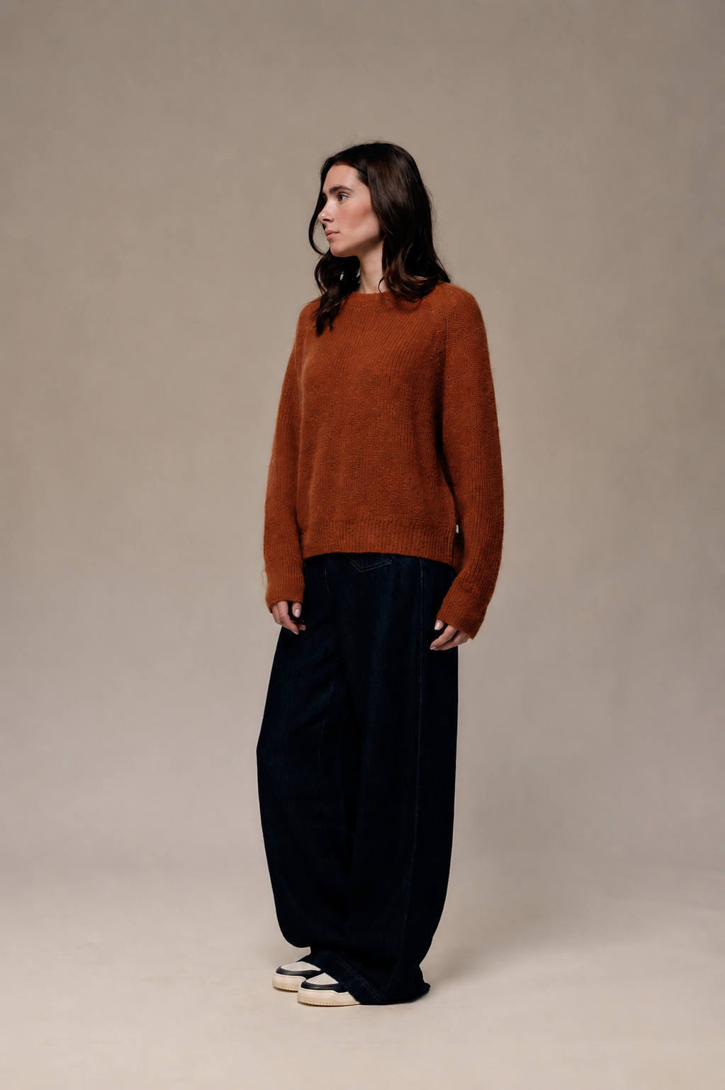 Pull TOPAZO dos boutonné
