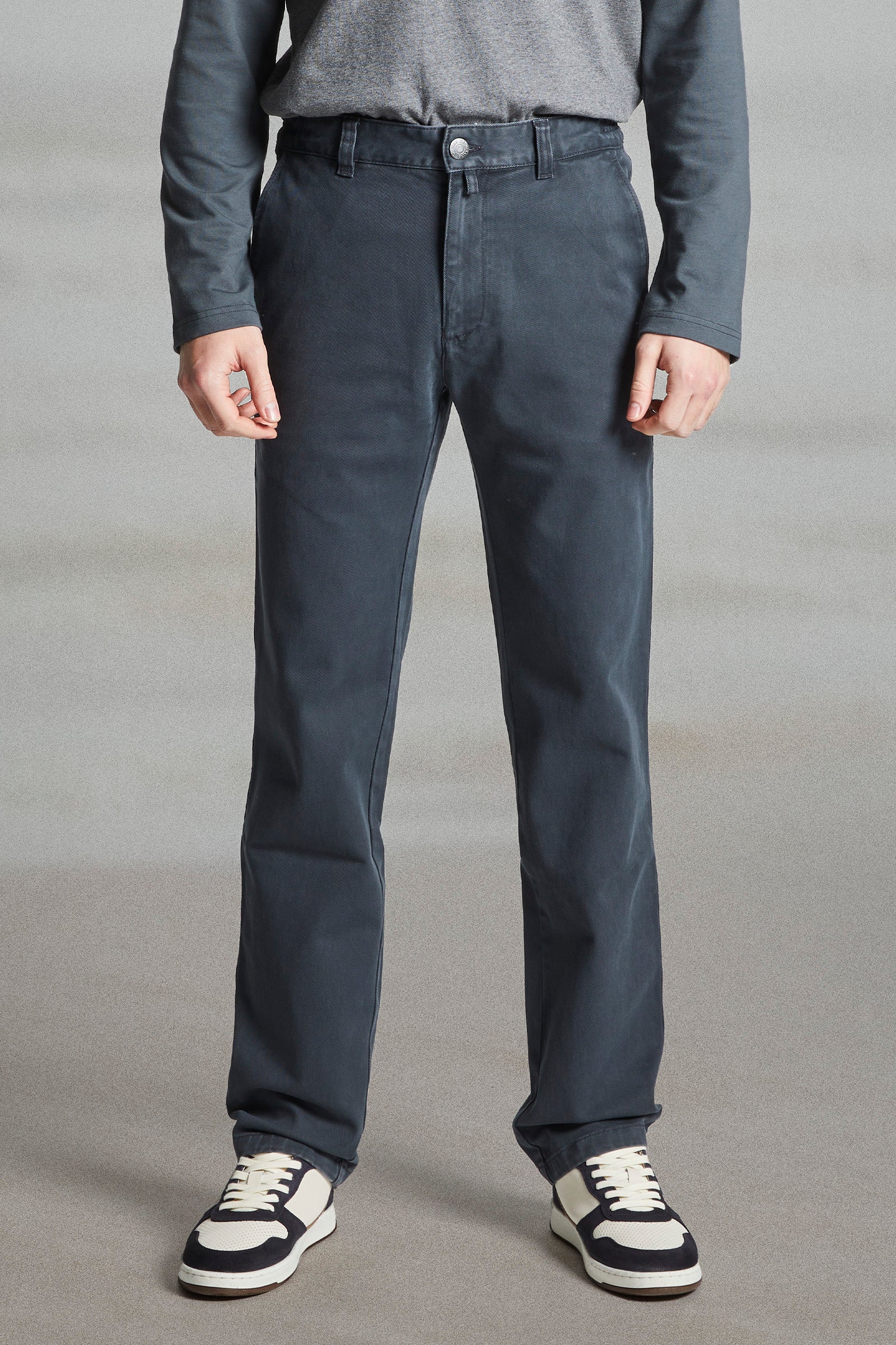 TRANSAT elasticated waist chino pants