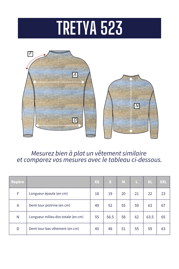 Pull col montant TRETYA