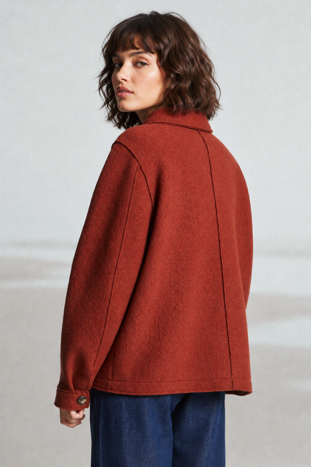 Veste de travail en laine bouillie VERONE