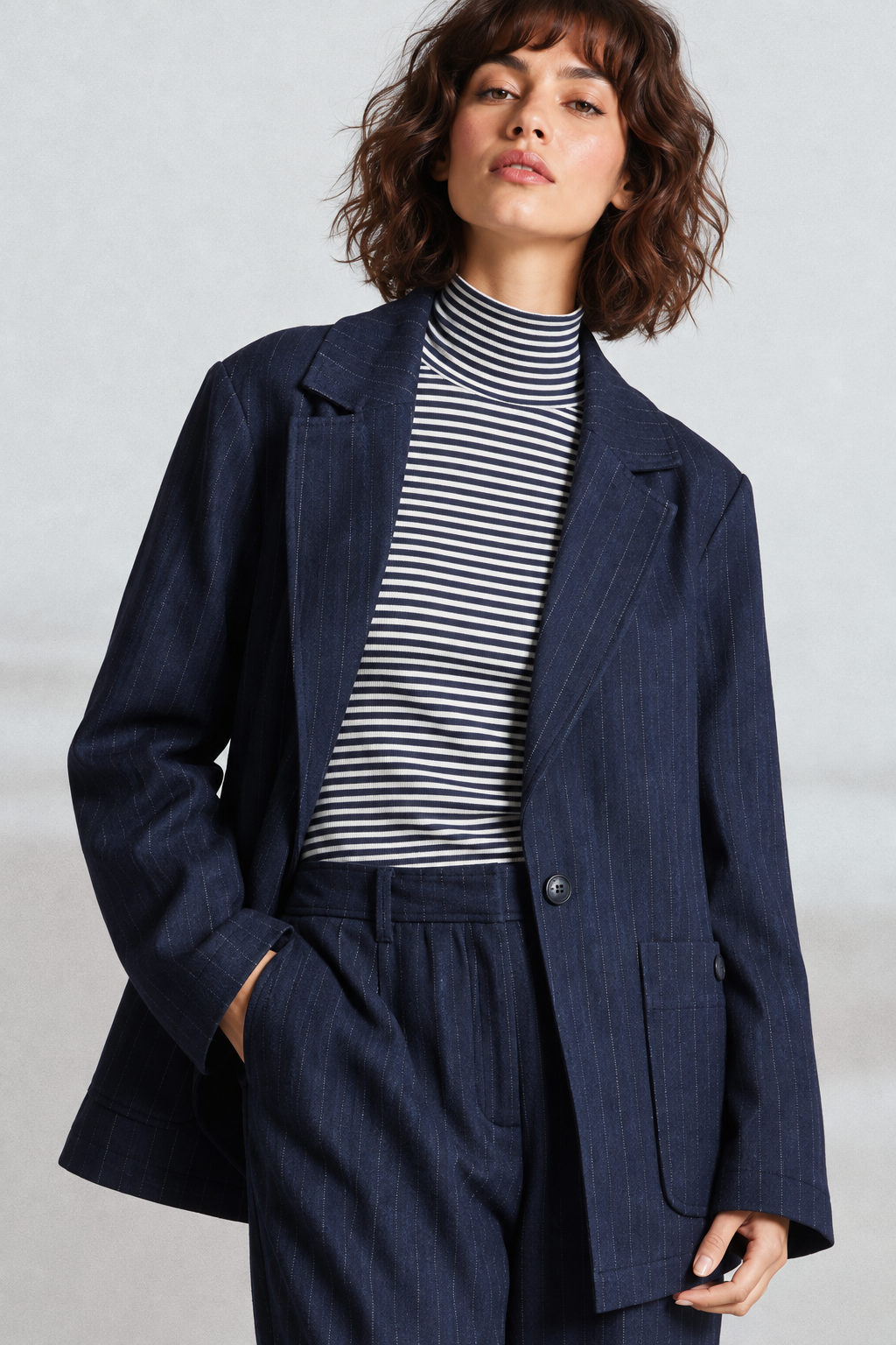 Blazer fines rayures VOLGA