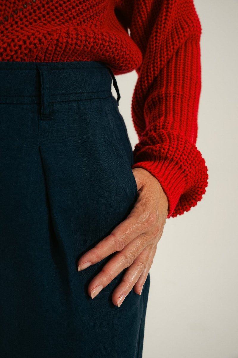 Bermuda en lin BRAGA - Mat de Misaine