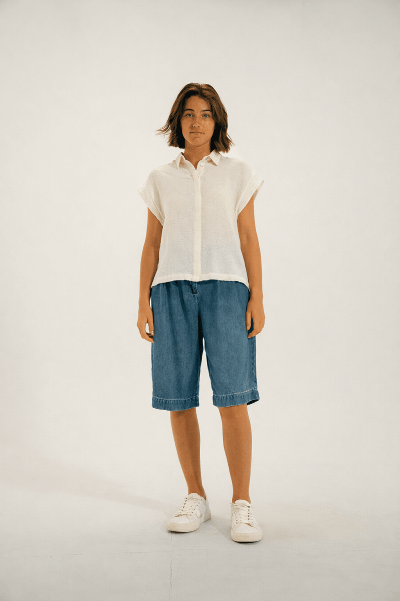 Bermuda large en jeans BAHAMAS - Mat de Misaine