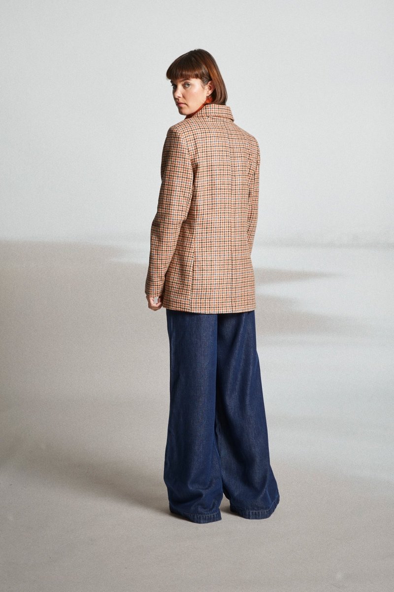Blazer en motif pied de poule VICKING - Mat de Misaine