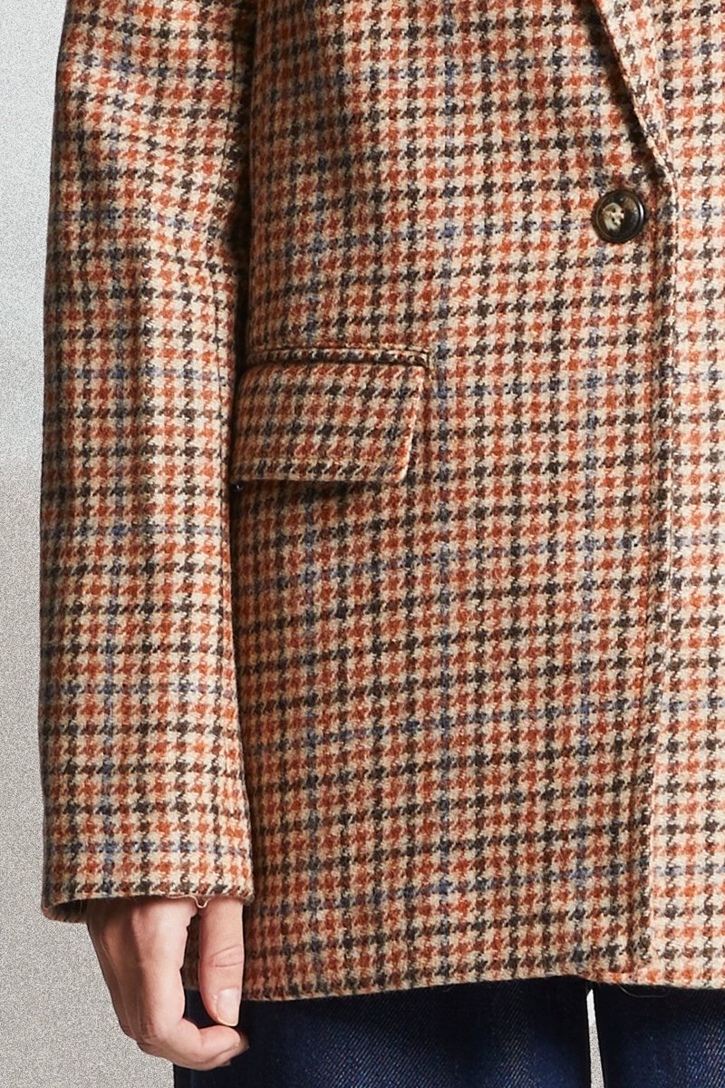 Blazer en motif pied de poule VICKING - Mat de Misaine