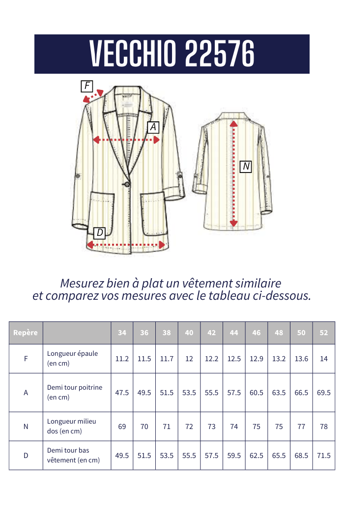 Blazer rayé VECCHIO - Mat de Misaine