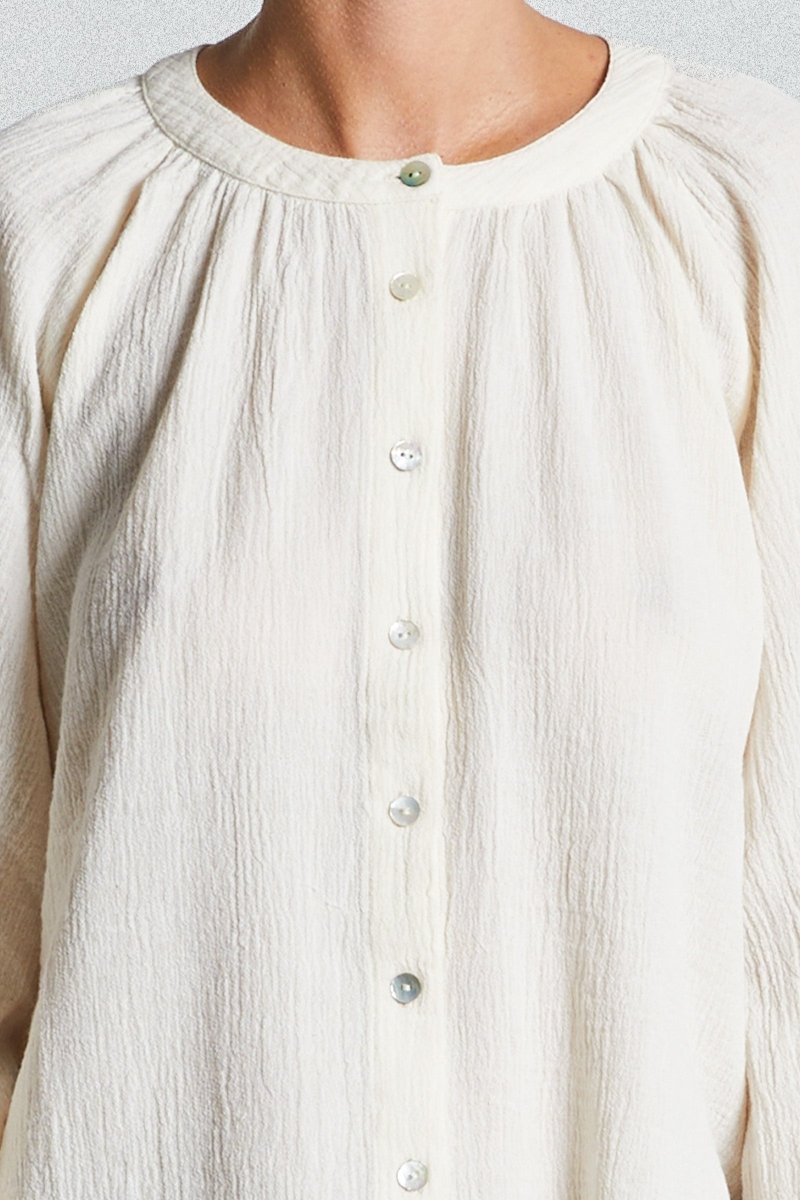 Blouse unie CALAIS - Mat de Misaine