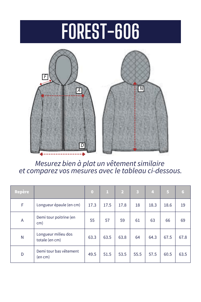 Blouson à capuche FOREST - Mat de Misaine