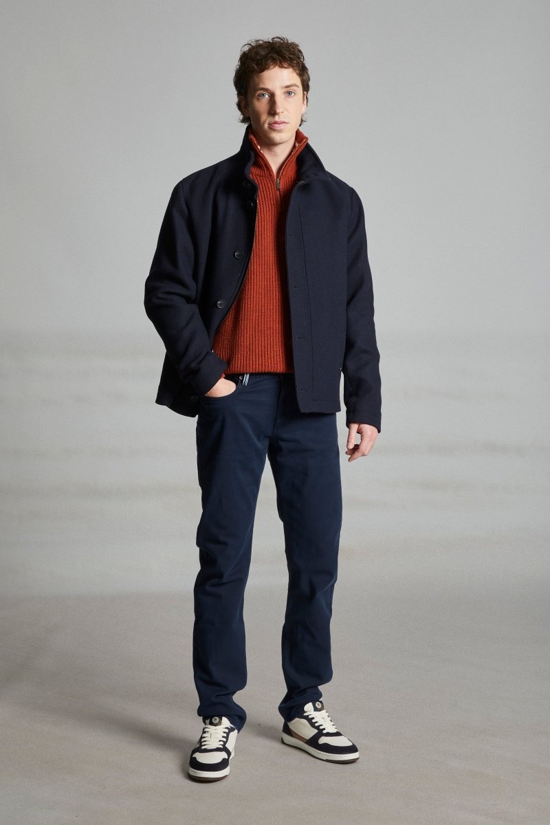 Blouson en drap de laine BARNES - Mat de Misaine