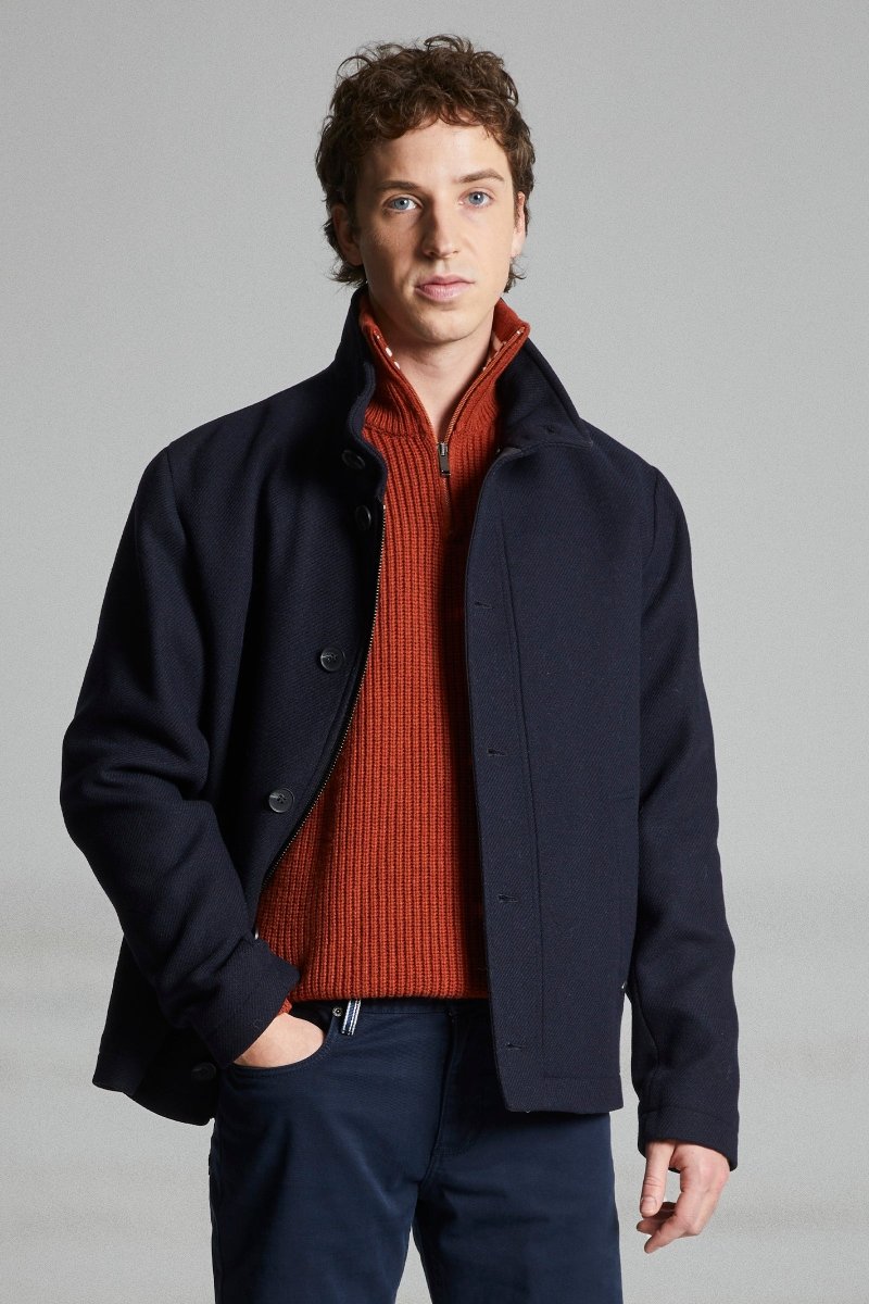 Blouson en drap de laine BARNES - Mat de Misaine