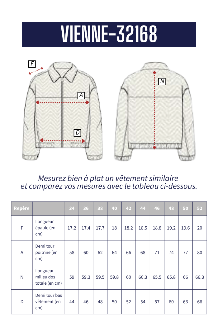 Blouson zippé VIENNE - Mat de Misaine
