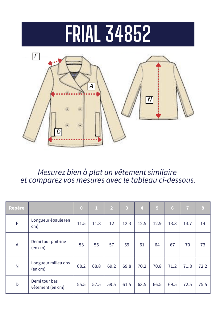 Caban en coton FRIAL - Mat de Misaine