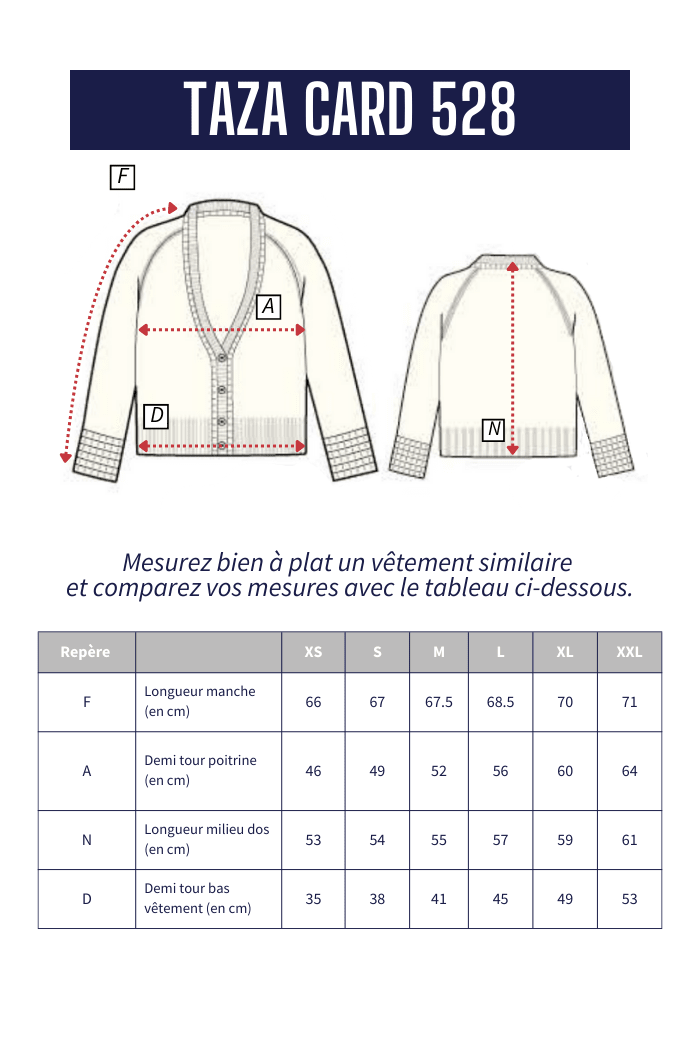 Cardigan boutonné encolure V TAZA - Mat de Misaine