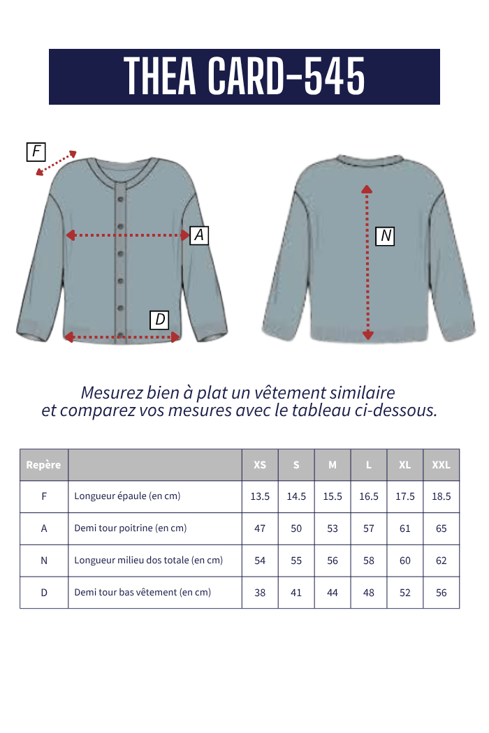 Cardigan grosses mailles THEA - Mat de Misaine