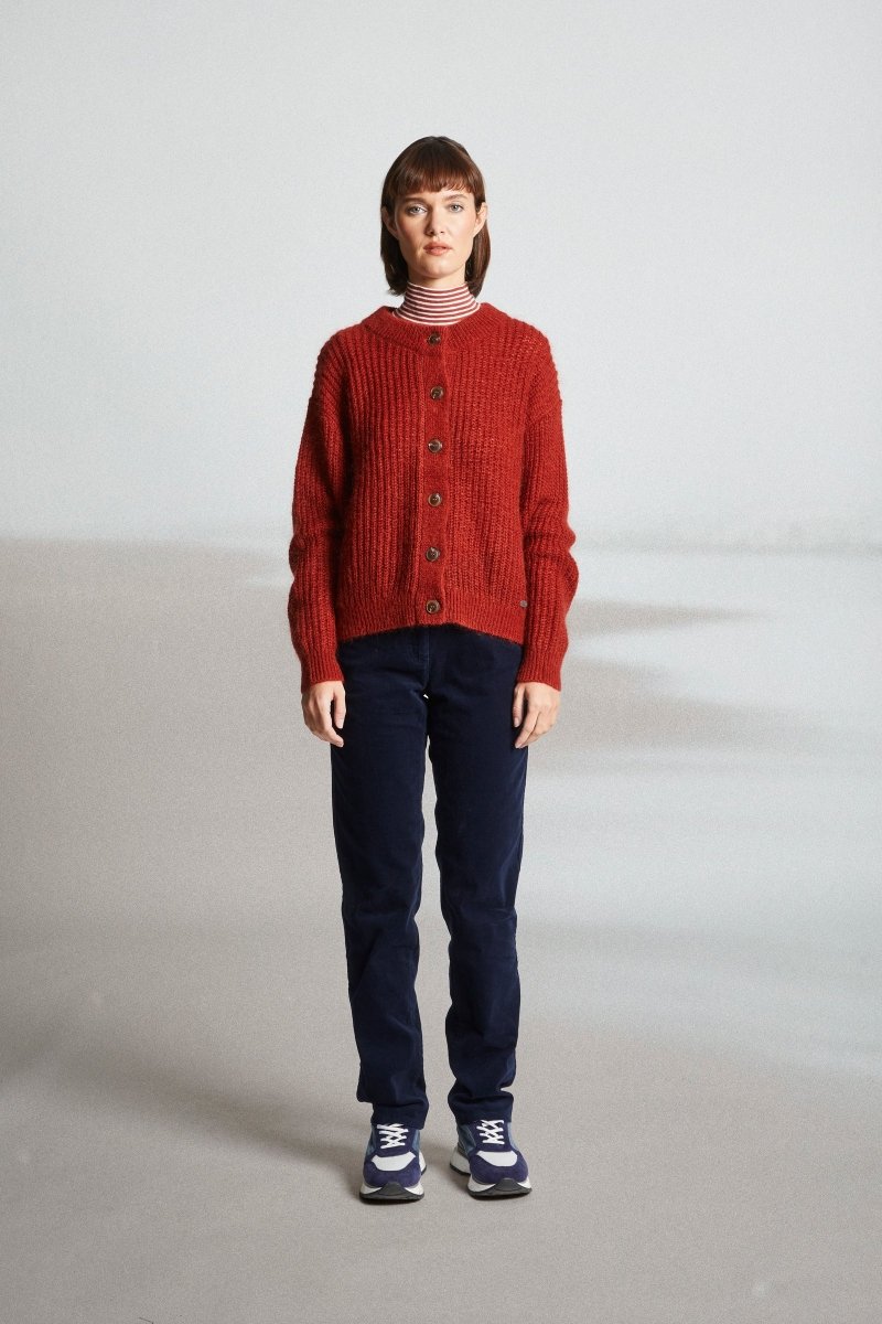 Cardigan grosses mailles THEA - Mat de Misaine