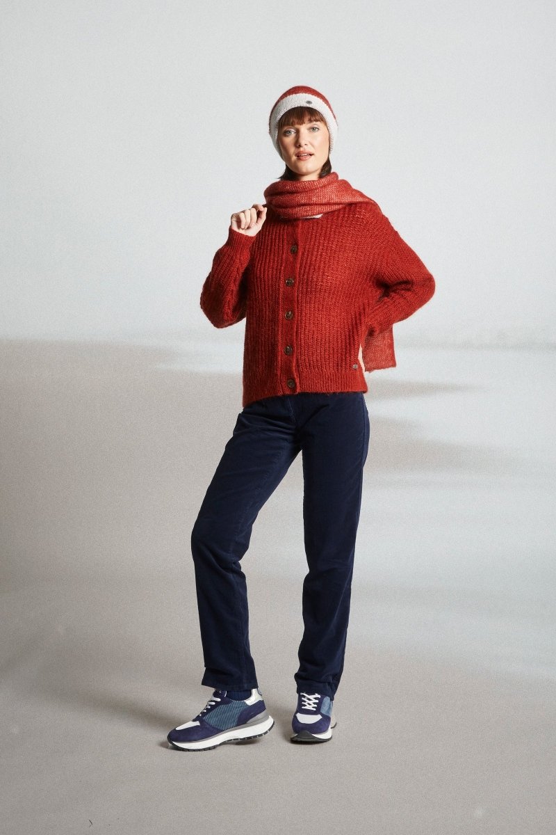 Cardigan grosses mailles THEA - Mat de Misaine