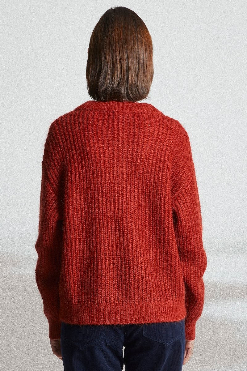 Cardigan grosses mailles THEA - Mat de Misaine